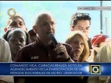 Comando Venezuela realiza acto de agradecimiento ante participación de mil testigos electorales en comicios presidenciales