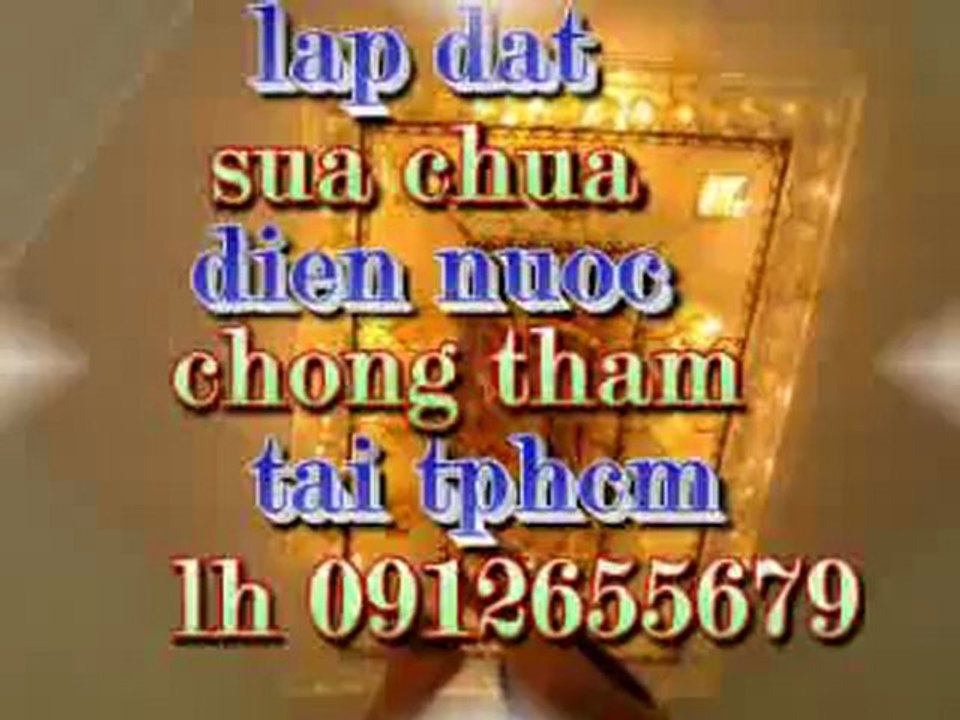 sua dien nuoc tai quan 8 tphcm 0904072157