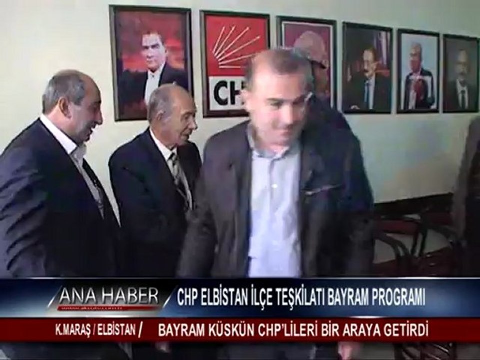 CHP ELBİSTAN İLÇE TEŞKİLATI BAYRAM PROGRAMI.
