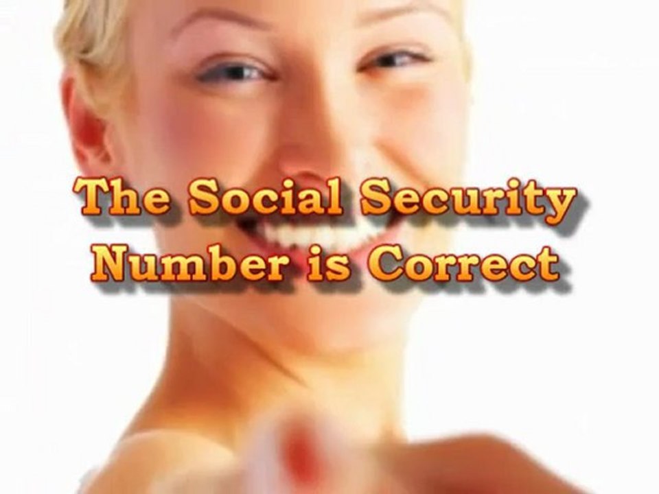 Verify Social Security Number