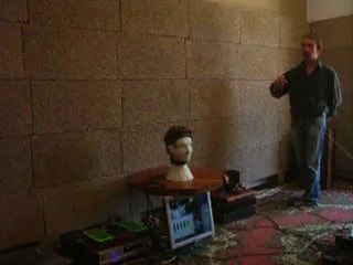 Test acoustique isolation brique chanvre HESTIA