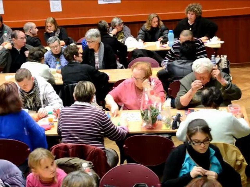 Loto de la Croix-Rouge, Pont-de-Vaux 26 octobre 2012.