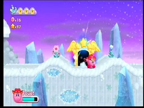 Kirby’s Adventure Wii - Boss : Gigalame du monde 4-1