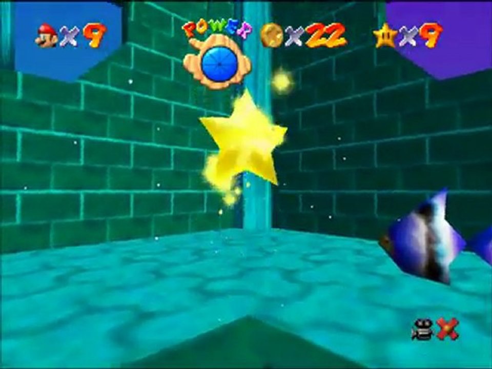 Super Mario 64 Walkthrough FR - Etoile secrète - Dans l'aquarium