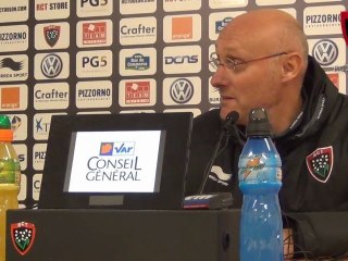 Après-match Toulon-Bayonne