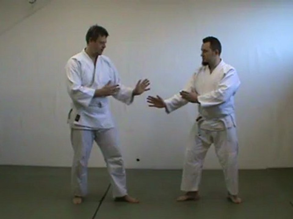 Gyaku hanmi katate dori to tsuki