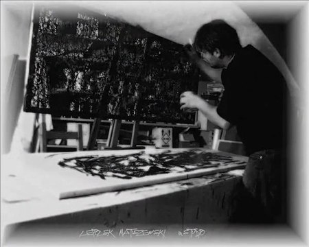 ACTION PAINTING contemporary abstract expressionism art Prototype 142 Without by Lepolsk Matuszewski