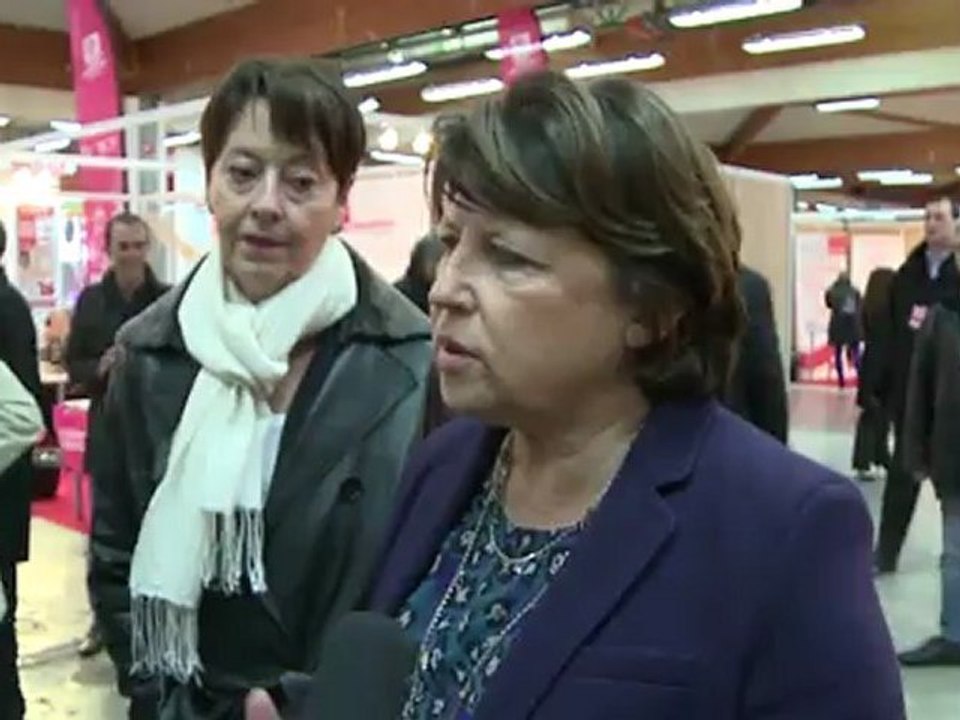 Interview de Martine Aubry au congrès de Toulouse