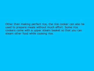 rice cookers