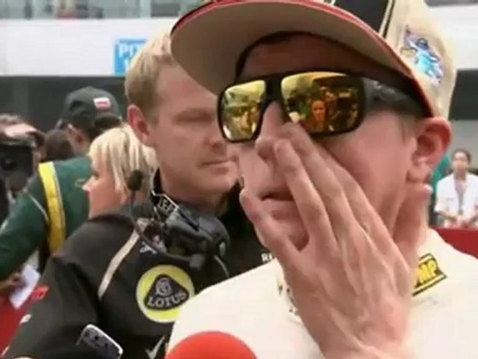 India 2012 Kimi Räikkönen Race Interview