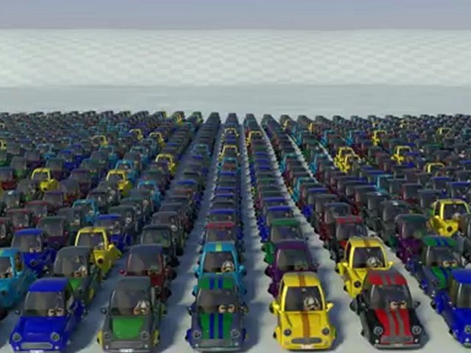 Cidade Ciclos - Test02a (1000 cars)