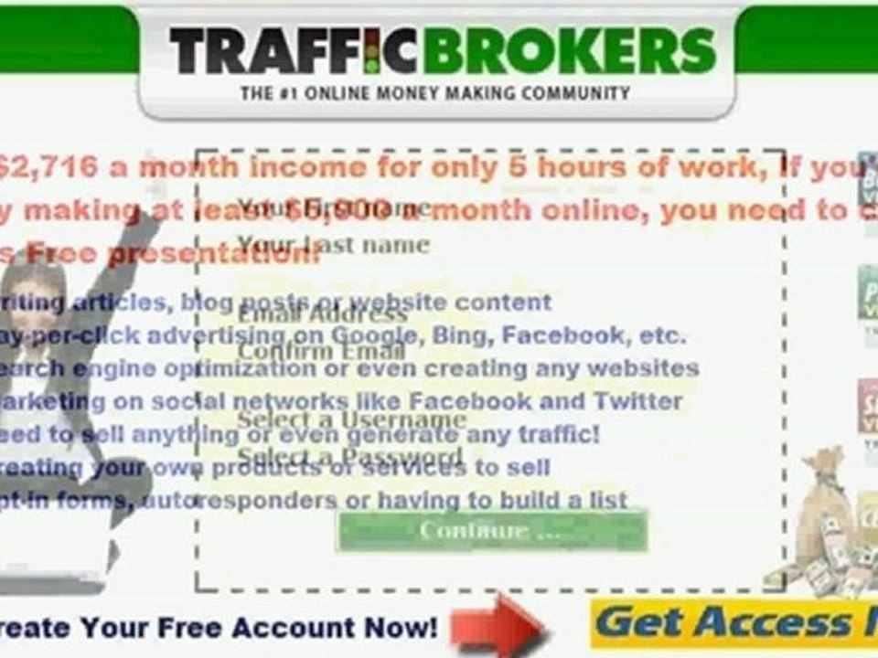 Internet Traffic-Join Traffic Brokers Community for effective traffic exchange.No 1 money maker!