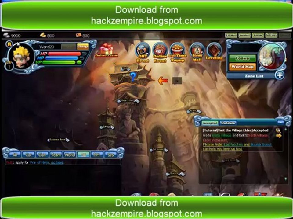 Pockie Ninja II Social Hack - Free Ryo, Gold & Chakra