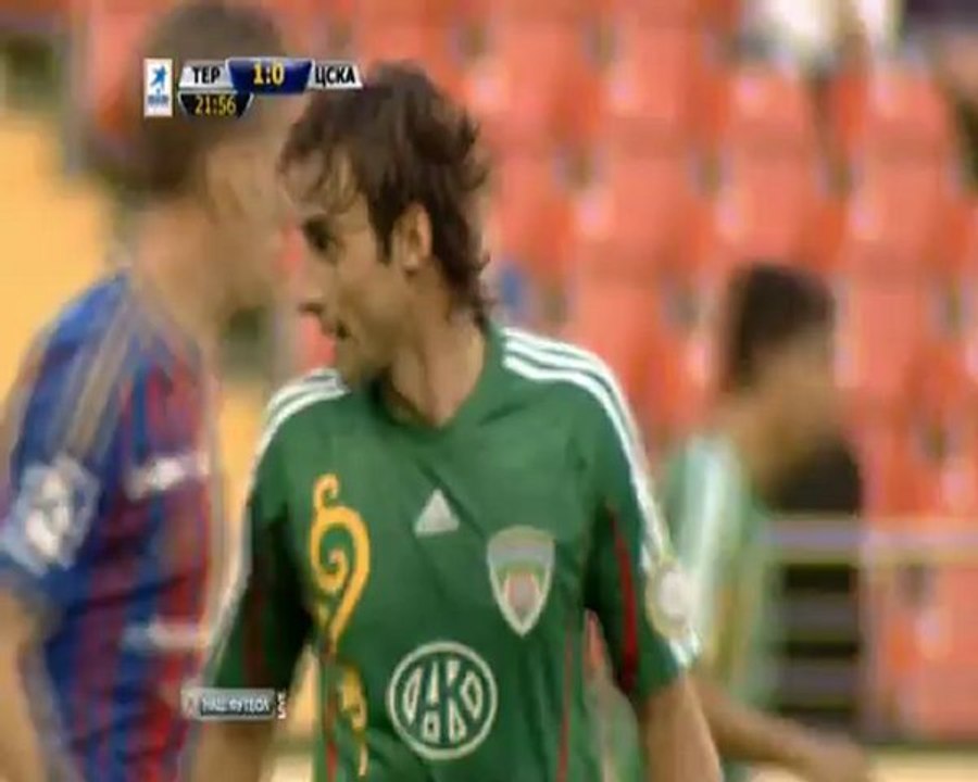 Терек-ЦСКА 1-2 , 13 тур 2012, 1 тайм