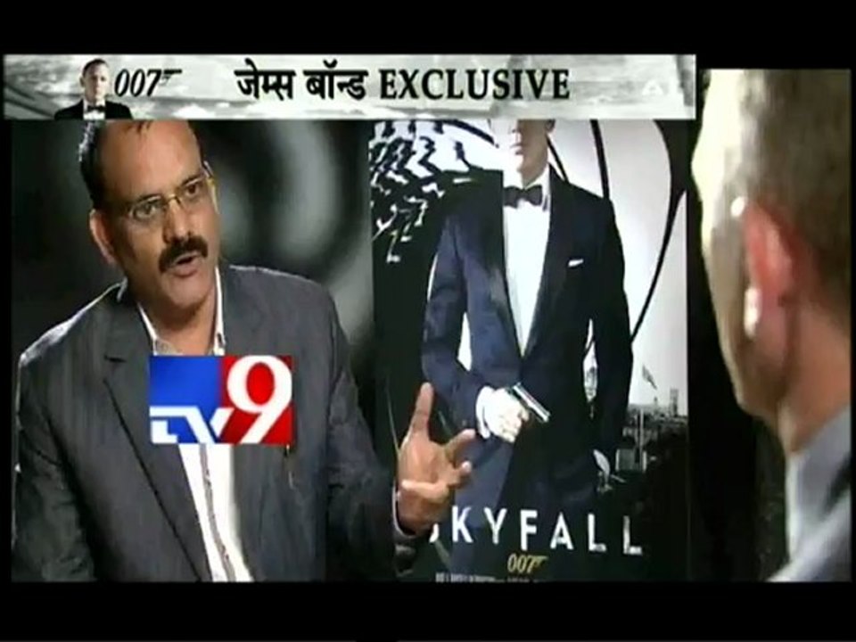 James Bond SKYFALL:Daniel Craig EXCLUSIVE Interview-TV9