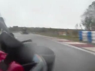 Circuit Anneville Ambourville sous la pluie