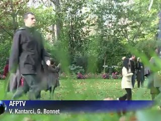 Les jardins de l'Elysée ouverts au public