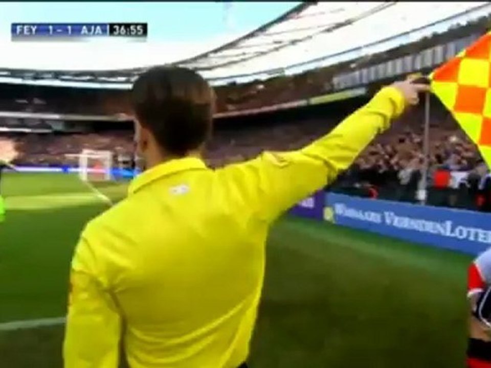 Flaschenwurf in der Eredivisie