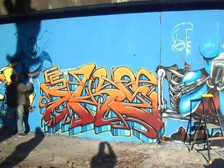 JAM GRAFFITI HAPPY BIRTHDAY MYZE et KENZ M2K