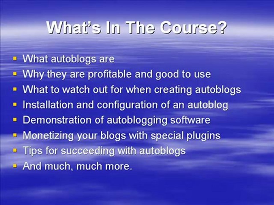 autoblogging