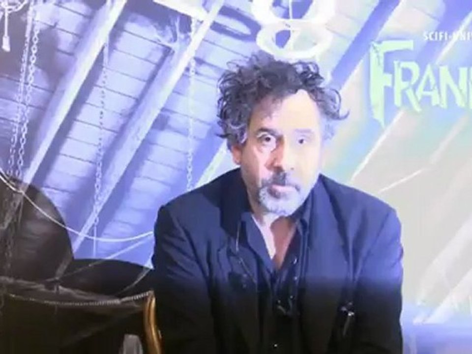 Тим Бертон, прессконференция, Париж, 2012