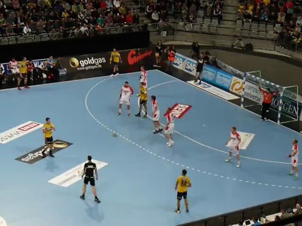 RNL - Melsungen / Double poteau Schmid - Gensheimer / Handball Bundesliga 10ème journée