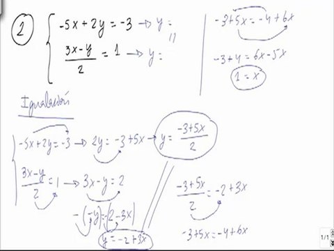 Ejercicios resueltos de sistemas de ecuaciones lineales problema 2