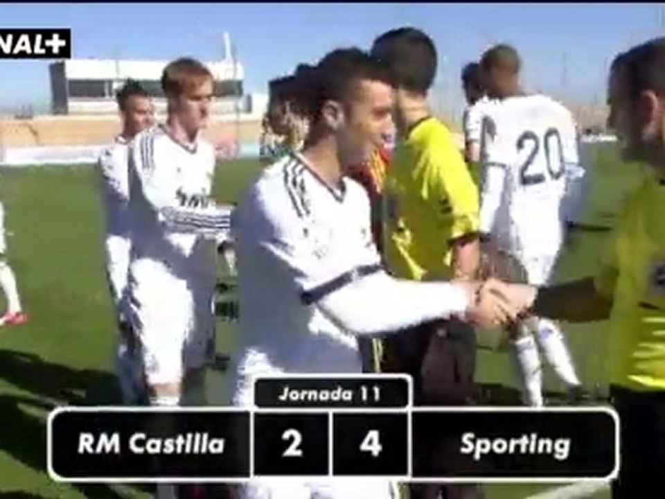 Liga Adelante RM Castilla 2  Sporting  4