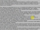 Petition contre La France coloniale,et Despote M6.