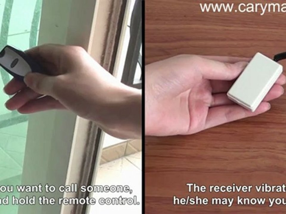 Mini RF Remote Control & Receiver Vibration Function 50M