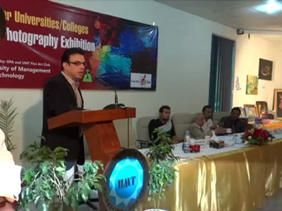 UMT 1st Inter Universities College Arts & Photography Exhibition 22 Oct 2012 Lahore Pakistan