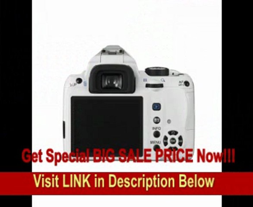 Pentax K-r 12.4 MP Digital SLR Camera with 3.0-Inch LCD and 18-55mm f/3.5-5.6 Lens (White)