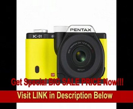 Pentax K-01 16MP APS-C CMOS Compact System Camera with Dual Lens Kit 18-55mm, 50-200mm (Yellow)