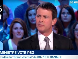 Zap Info : quand le ministre vote PSG...