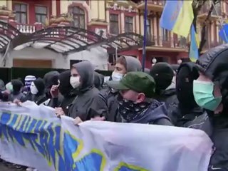 Svoboda, première formation nationaliste au parlement ukrainien