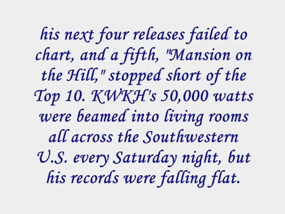 Hank Williams Sr. - Blue Eyes Cryin' In The Rain