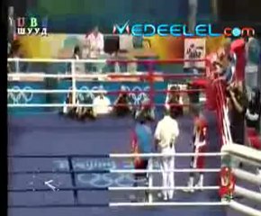 Бээжин 2008 - Бокс 54кг (Э.Бадар-Ууган Кубын тамирчинтай - V шат - АЛТАН МЕДАЛЬ, ШАГНАЛ ГАРДУУЛАЛТ) U