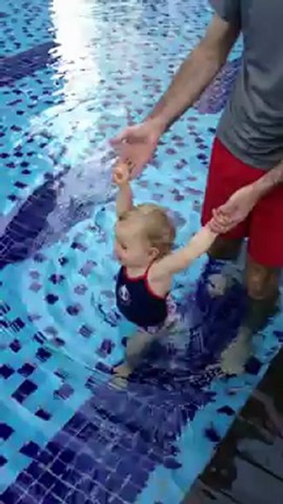 Séance piscine
