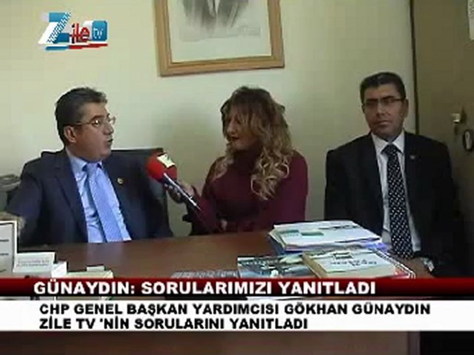CHP GENEL BAŞKAN YARDIMCISI GÖKHAN GÜNAYDIN ZİLE TV NİN SORULARINI YANITLADI