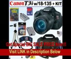 Canon EOS Rebel T3i 18 MP CMOS Digital SLR Camera with EF-S 18-135mm f/3.5-5.6 IS Standard Zoom Lens + 16GB Deluxe Accessory Kit