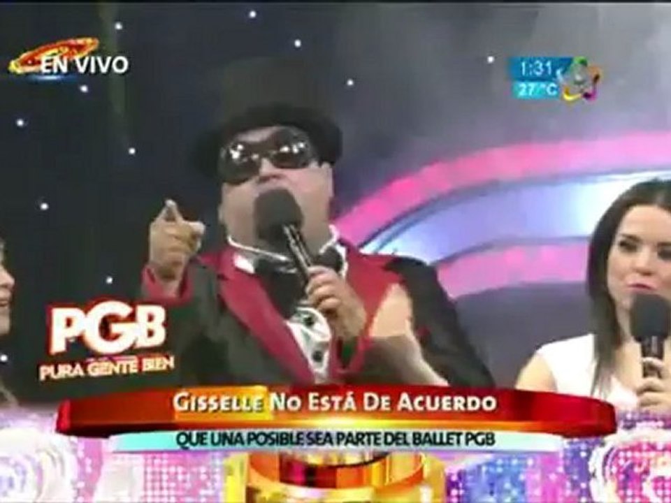 Gisselle enojada