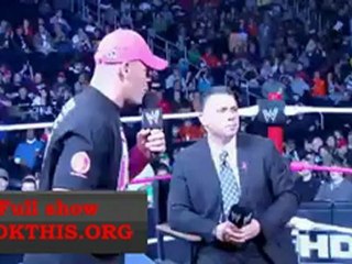 #John Cena on AJ situation and Ryback WWE Hell in a Cell 2012