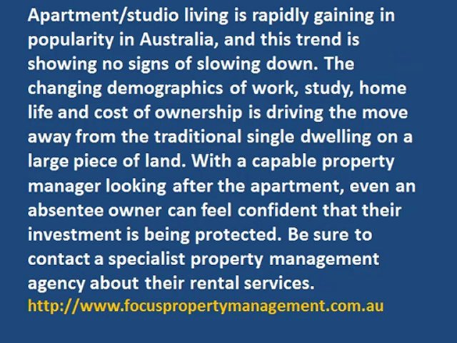 Apartments and Studios Desirable Options for Rental Investments