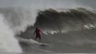 Ouragan Sandy : des sportifs affrontent les vents violents