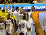 PSG Handball - Nantes / Coupe de la Ligue Handball / Coup-franc de la victoire Maqueda