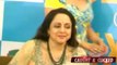 Hema Malini gives fitness tips at an event