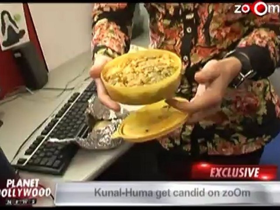 Kunal & Huma promote Luv Shuv Tey Chicken Khuraana on zoOm