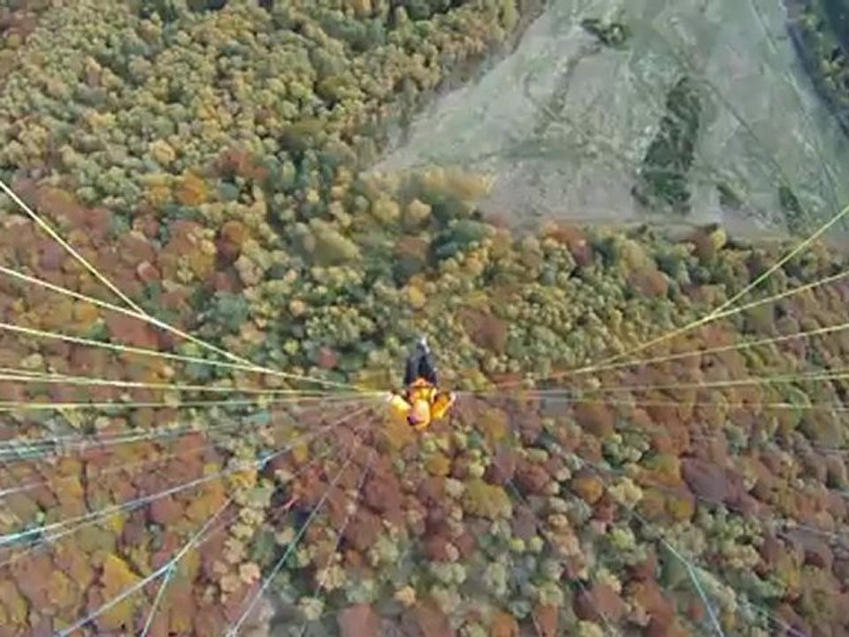 Vol en parapente depuis le Puy-de-Dôme (63) - 25/10/12