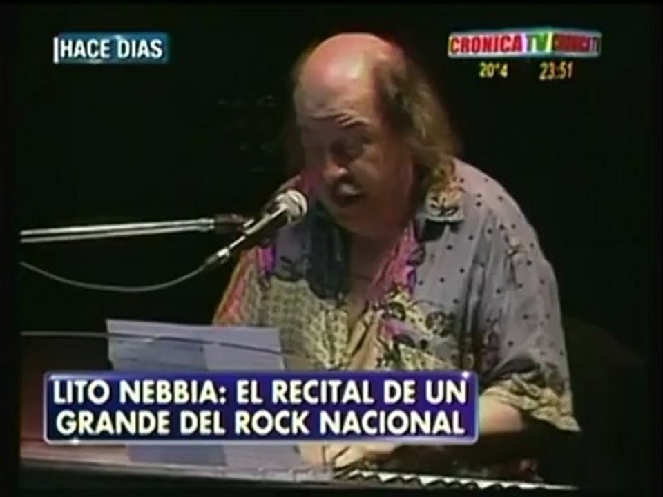 Litto Nebbia - Teatro Sha - Cronica TV 2012 parte 2/2