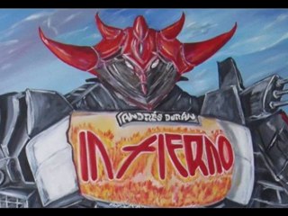 miniteca infierrno de valencia-venezuela en version robot transformers. andres duran 3d artista plastico